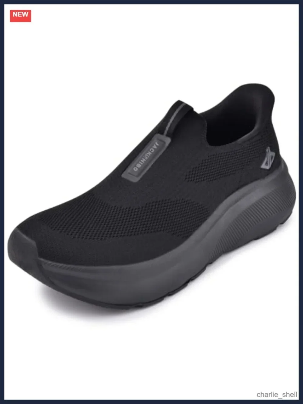 Men's Hands-Free Slip-On Orthopedic Walking Shoes Wide Toe Box Arch Support